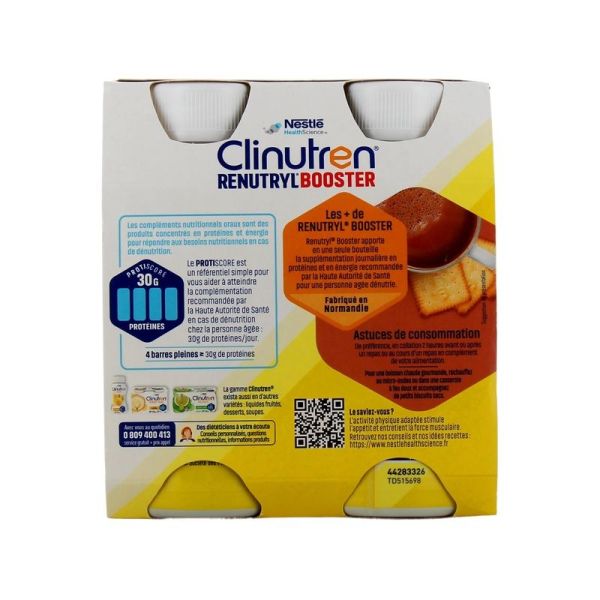 RENUTRYL BOOSTER Chocolat - 4 x 300 ml