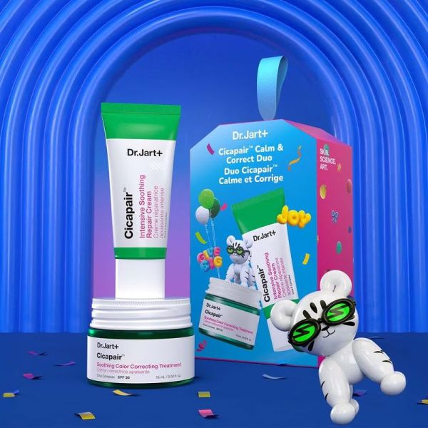 Cicapair Calm and Correct Duo - Soin correcteur SPF 30 15 ml, Crème réparatrice apaisante 35 ml