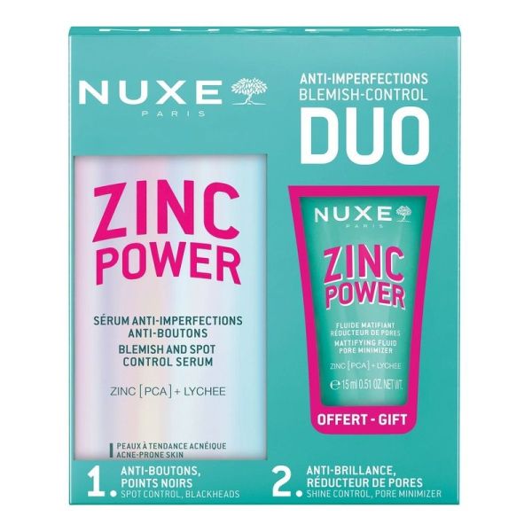 Duo Anti-Imperfections Zinc Power - Sérum 30 ml + Fluide 15 ml