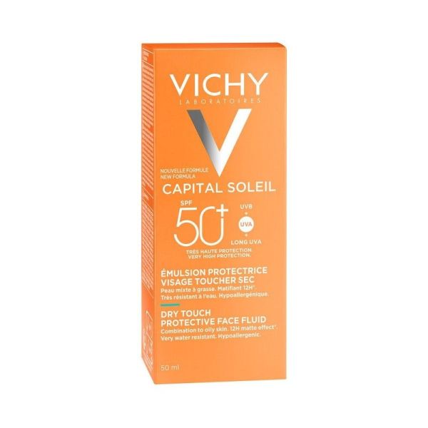 Emulsion Anti-Brillance Toucher Sec SPF50+ Capital Soleil - 50 ml
