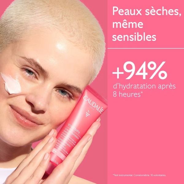 Le Duo Hydratation Intense VinoHydra - Crème Hydratation Intense 60 ml, Gelée Nettoyante Hydratante 30 ml