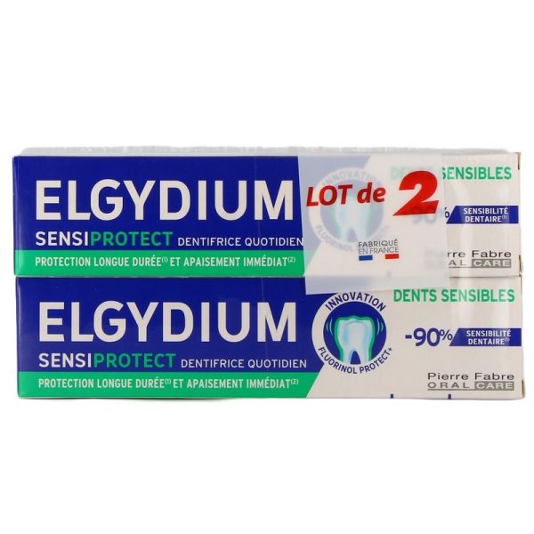 Dentifrice Dents Sensibles Sensiprotect - 2 x 75 ml