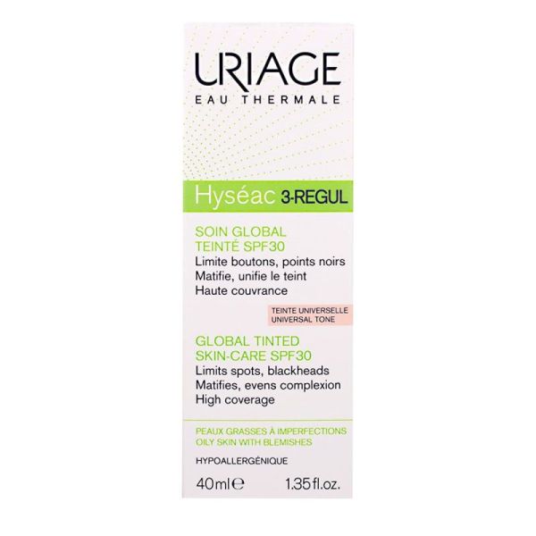 Uriage Hyséac 3-régul soin teinté SPF30 40ml