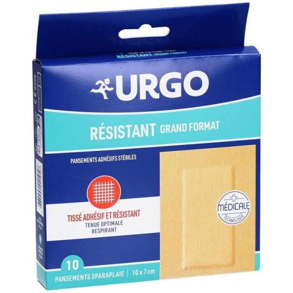 Pansements Resistants Grand Format - 10 pansements