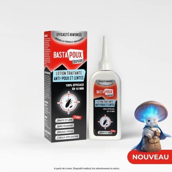 Lotion traitante anti-poux et lentes Expert 2 en 1 - 200 ml