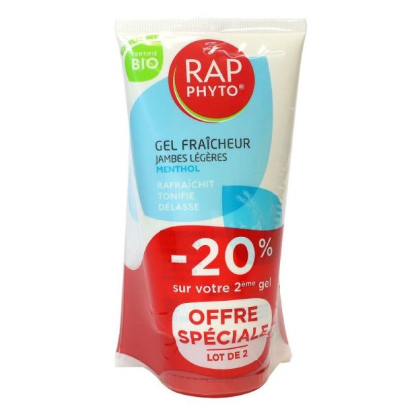Rap Phyto Gel Fraicheur Menthol  2X150Ml