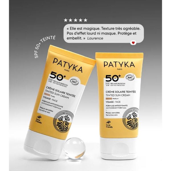 Crème Solaire Teintée Visage SPF50+ - Teinte Medium - 40 ml