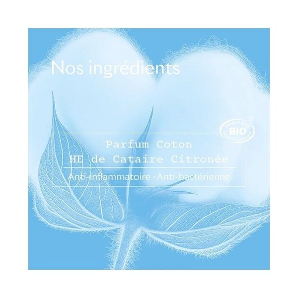 Lot 2 Déodorants Coton Roll-On 24h - 2 x 50 ml