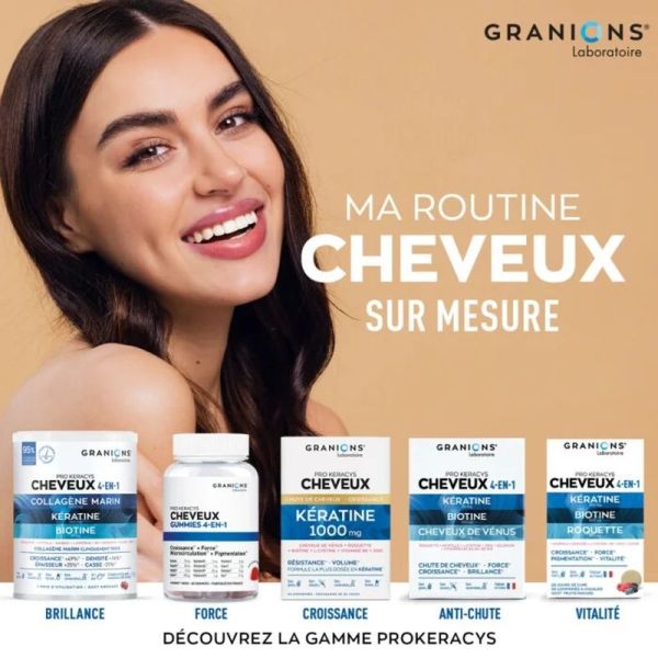 Pro Keracys Kératine 1000 mg - 90 comprimés