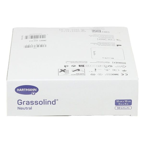 Grassolind Neutral - 5 cm x 5 cm - 10 compresses