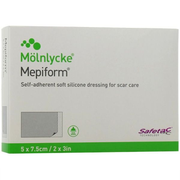 Mepiform - 5 x 7,5 cm, 5 pansements