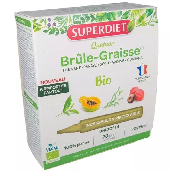 Quatuor Brule-Graisse Bio - 20 unidoses