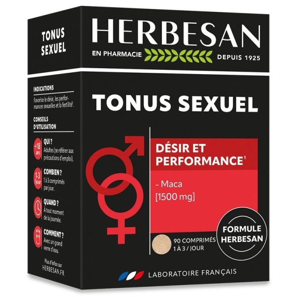 Maca Tonus sexuel - 90 comprimés