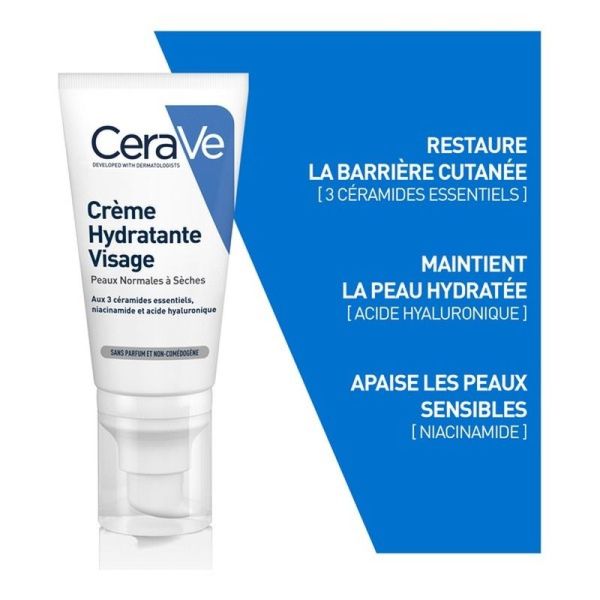Coffret Noël Hydratation Visage & Corps - Crème Hydratante 52 ml + Crème Lavante 88 ml + Chaussettes
