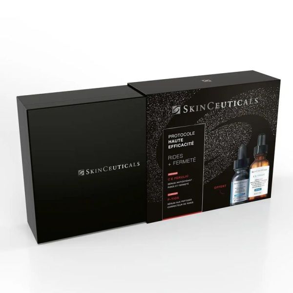 Coffret Rides + Fermeté - CE Ferulic Sérum antioxydant 30 ml + P-Tiox Sérum correcteur 15 ml offert