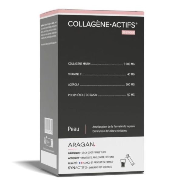 Aragan Synactifs collagène actif 20 Sticks