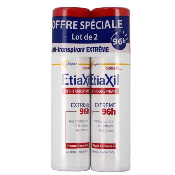 Anti-Transpirant Aérosol Extrême 96H - peau normales - 150 ml