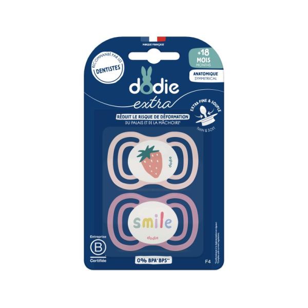 Dodie Sucet Anat F4 Ext Fine Rose 18M 2