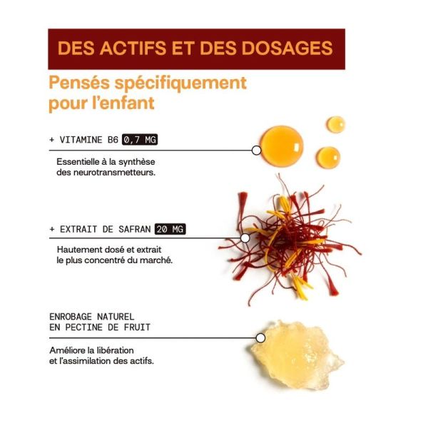 Safran B6 Enfants Sans Sucres - 30 gummies