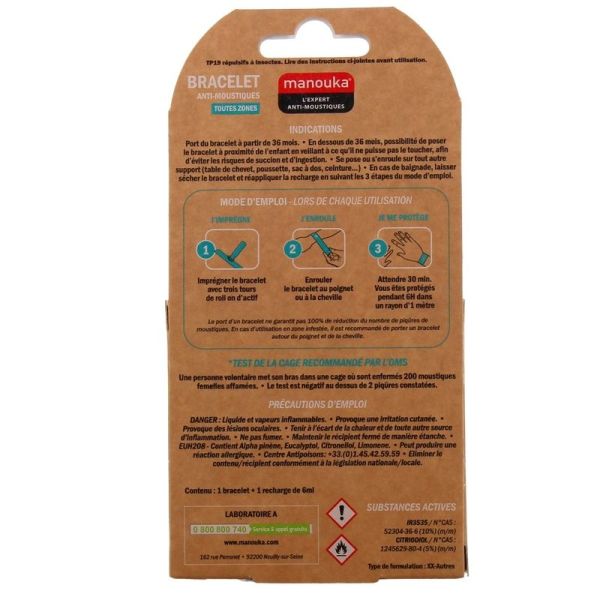 Bracelet Anti-Moustiques