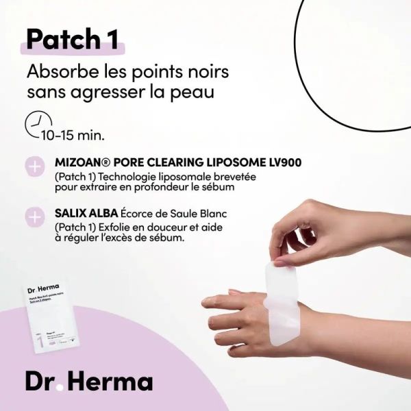 Patchs pour le Nez 2 Etapes - 2 patchs