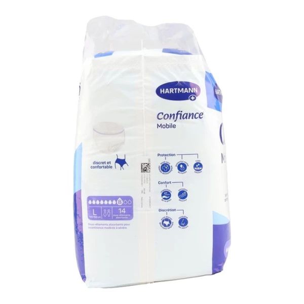 Confiance Mobile Slip 8 gouttes - Taille S (sachet de 14)