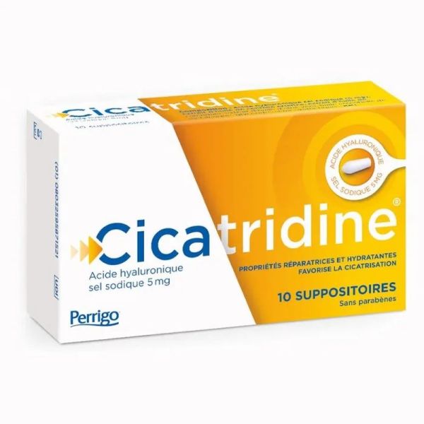 Suppositoires Cicatrisants A L'acide Hyaluronique - 10 suppositoires