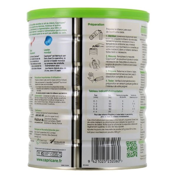 Lait de Chèvre 1er Âge - 800 g
