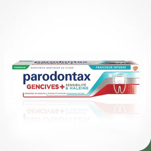 Dentifrice Gencives + Sensibilité Haleine Fraîcheur intense - 2 x 75 ml
