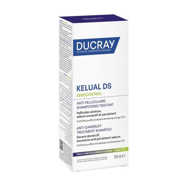 Kelual DS SEBOCONTROL Shampooing traitant anti-pelliculaire - 100 ml