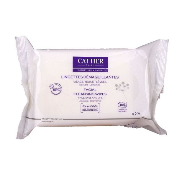 25 Lingettes démaquillantes
