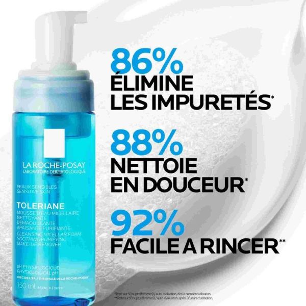 Toleriane Mousse d'Eau Micellaire Nettoyante - 150 ml