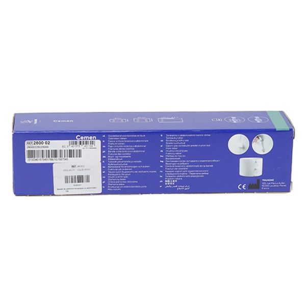 Cemen Bande ceinture thoracique - 25 cm x 2,50 m