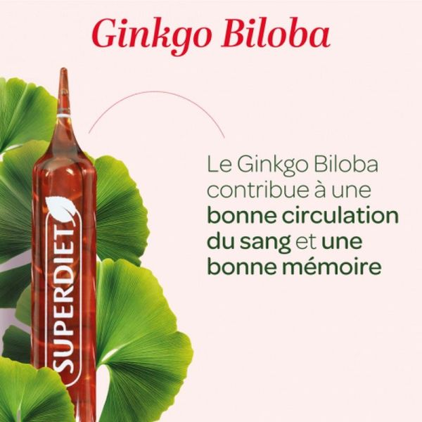 Ginkgo Biloba - 20 ampoules