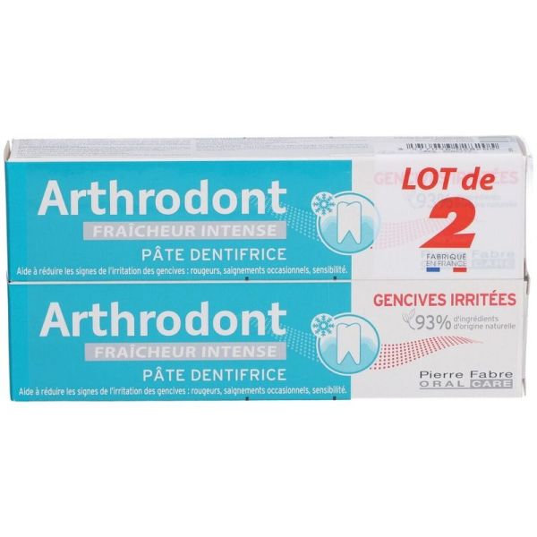Dentifrice Fraicheur Intense - 2 x 75 ml