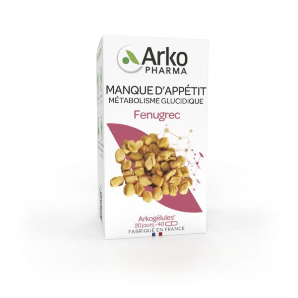 Arkogelule Bio Fenugrec Bte 40 Gelu