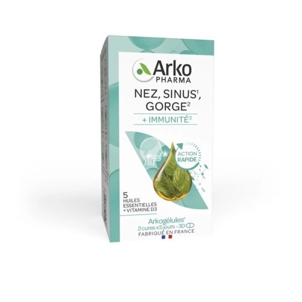 Arkogelules Nez Sinus Gorge - 30 capsules