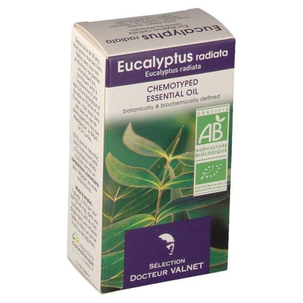 Huile essentielle bio Eucalyptus radiata - 10 ml