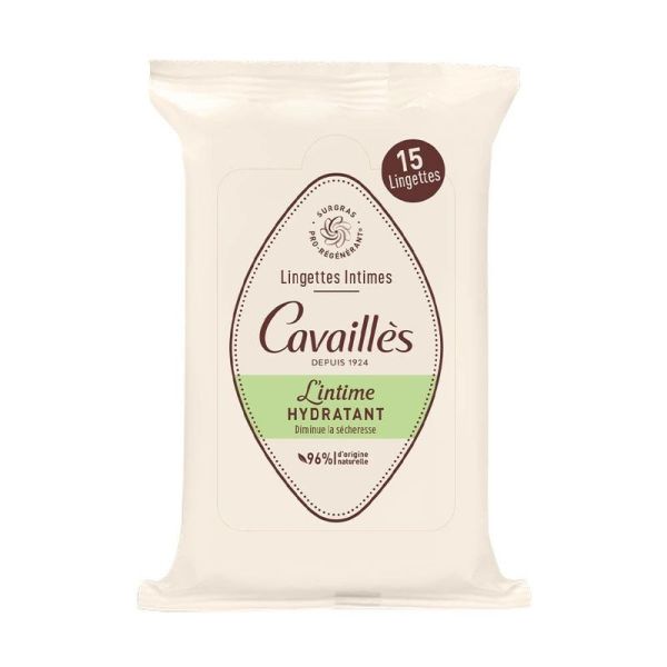 Lingettes Intimes Hydratant - 15 lingettes