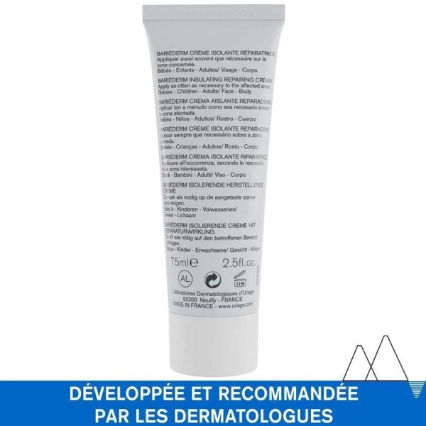 Crème isolante Bariéderm - 75 ml
