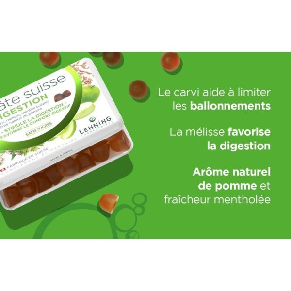 Pate suisse Digestion - DUO - 80 gommes
