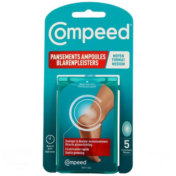 Pansements Ampoules Moyen Format - 10 pansements