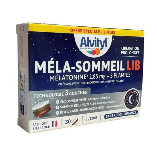 Mela-Sommeil Lib - 30 comprimes