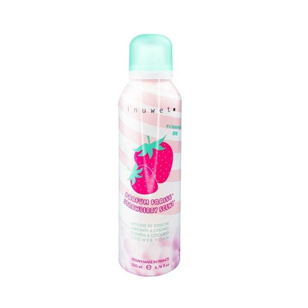 Coffret mousse de douche et accessoires fun bath box - Fraise