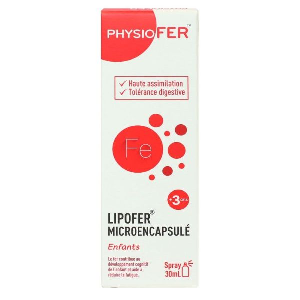 PhysioFer Lipofer Microencapsulé enfant spray 30ml