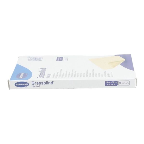 Grassolind Neutral - 5 cm x 5 cm - 10 compresses