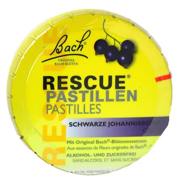 Rescue Pastilles Cassis Bt 50G