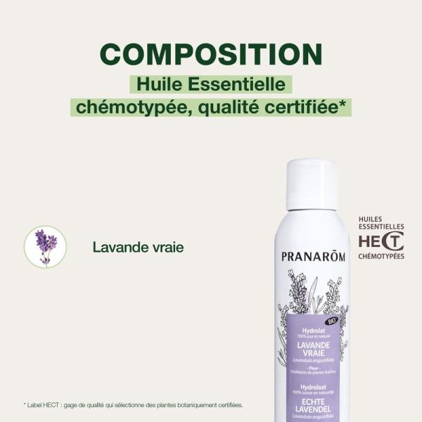 Hydrolat de Lavande Vraie - Bio - 150 ml