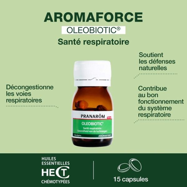 Oleobiotic Santé respiratoire - 15 capsules