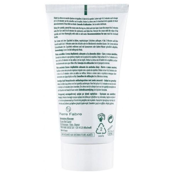 Crème dépilatoire apaisante visage et zones sensibles - 75 ml